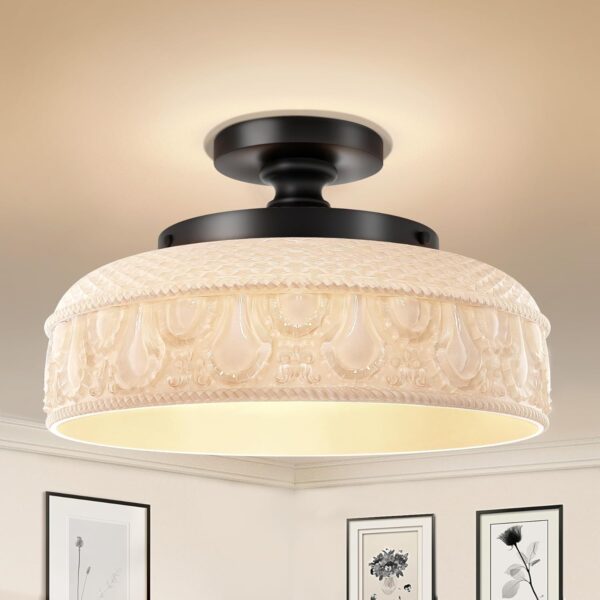 Lamomo Semi Flush Mount Ceiling Light